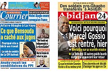 Marcel Gossio superstar à la Une de la presse ivoirienne.